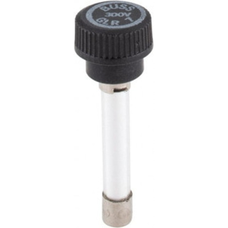 Bussmann 300 VAC, 7 Amp, Fast-Acting Size Rejecting/NonRejecting Fuse Fuse Holder Mount, 2-1/4 OAL, 10 at AC kA Rating, 15.9mm Diam GLR-7 - 81739971