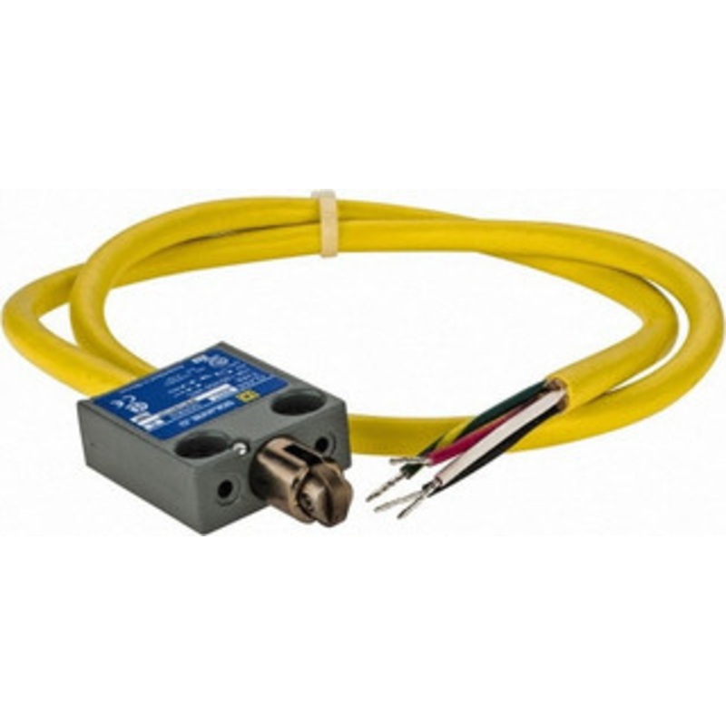 Square D SPDT, NC/NO, Multiple VAC Levels, Prewired Terminal, Cross Roller Plunger Actuator, General Purpose Limit Switch 1, 2, 4, 6, 6P NEMA Rating, IP67 IPR Rating, 80 Ounce Operating Force 9007MS03S0100 - 59760751