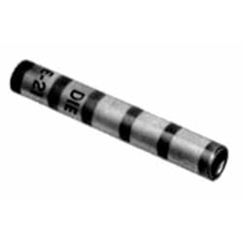 Thomas & Betts 4/0 AWG Compatible, Noninsulated, Crimp-On Butt Splice Terminal 2 Wire Entries, Copper Contacts, Tin Contact Plating, 2-3/4 OAL, Purple 54812 - 54059480