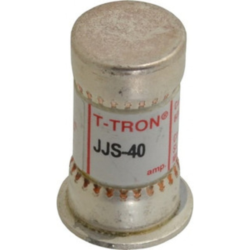 Bussmann 600 VAC, 40 Amp, Fast-Acting General Purpose Fuse Fuse Holder Mount, 1-9/16 OAL, 200 at AC (RMS) kA Rating, 13/16 Diam JJS-40 - 71922181