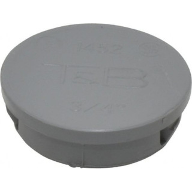 Thomas & Betts 3/4 Conduit, Electrical Enclosure Thermoplastic Knockout Plug For Use with Rigid/IMC Conduit, CSA File 4484/CSA LR589/NFPA 70/RoHS Compliant/UL 514B/UL File E13938 1452 - 54061718