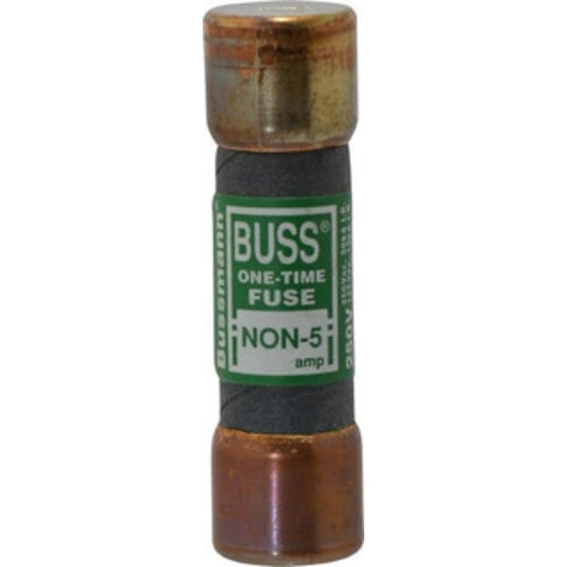 Bussmann 125 VDC, 250 VAC, 5 Amp, Fast-Acting General Purpose Fuse Fuse Holder Mount, 50.8mm OAL, 50 at AC/DC kA Rating, 9/16 Diam NON-5 - 74740457