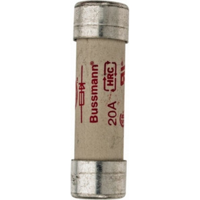 Bussmann 500 VAC, 20 Amp, Fast-Acting Semiconductor/High Speed Fuse 50.8mm OAL, 200 (RMS), 50 at DC kA Rating, 9/16 Diam FWH-20A14F - 75382721