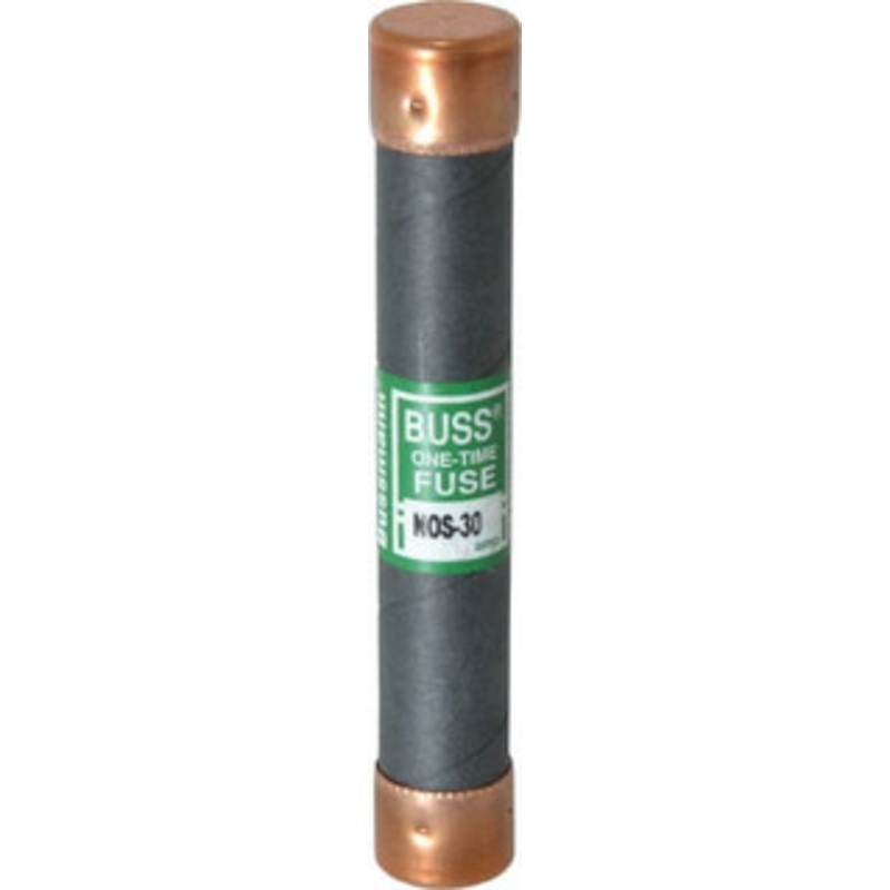 Bussmann 600 VAC, 30 Amp, Fast-Acting General Purpose Fuse Fuse Holder Mount, 127mm OAL, 50 at AC/DC kA Rating, 13/16 Diam NOS-30 - 74740747