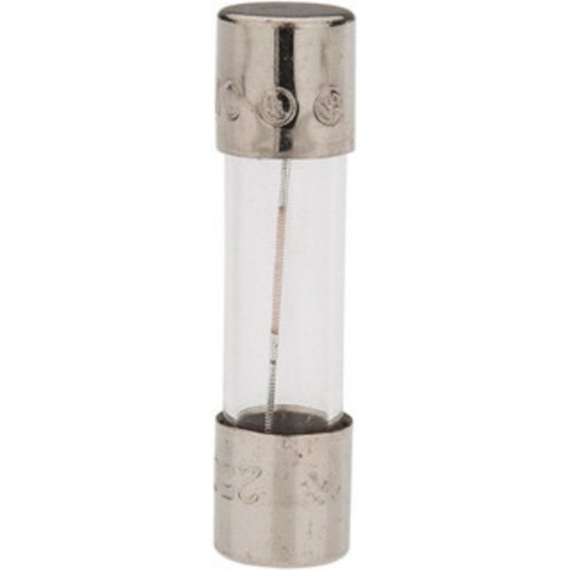 Bussmann 250 VAC, 32 VDC, 0.25 Amp, Time Delay Miniature Glass Fuse 20mm OAL, 10 at 125 V kA Rating, 5mm Diam GMC-250-R - 74690520