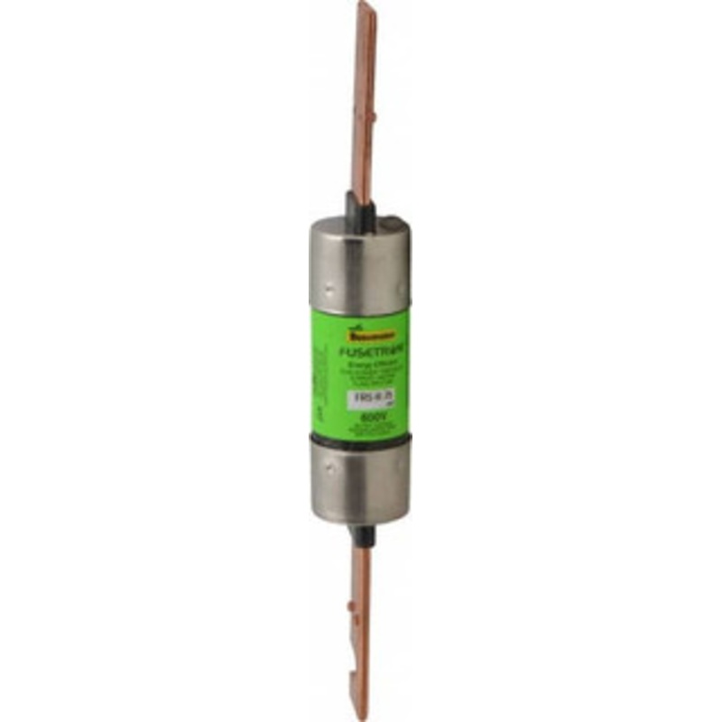 Bussmann 300 VDC, 600 VAC, 75 Amp, Time Delay General Purpose Fuse Bolt-on Mount, 7-7/8 OAL, 20 at DC, 200 (RMS) kA Rating, 1-5/16 Diam FRS-R-75 - 75908996