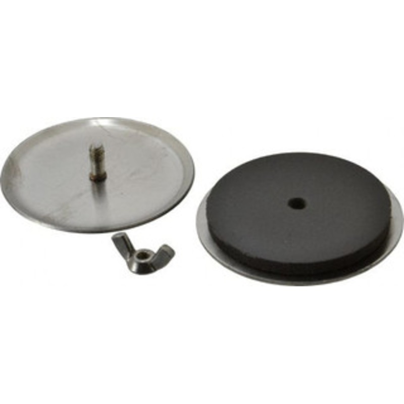 Cooper B-Line 1-1/2 Conduit, 4X NEMA Rated, Electrical Enclosure Stainless Steel Hole Seal UL Listed, Includes Oil-Resistant Gasket, Plated Stud & Wing Nut 78205148566 - 64050750