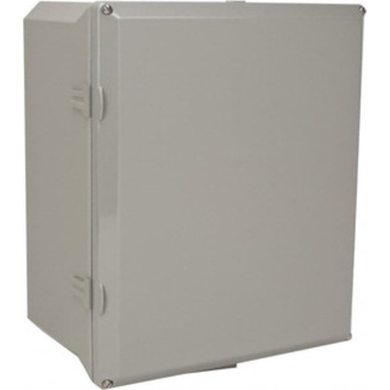 Thomas & Betts NEMA 1, 2, 3, 4, 12, 3S, 3SX, 3X, 4X Polycarbonate Standard Enclosure with Screw Flat Cover 10 Wide x 12 High x 6 Deep, Impact Resistant NS12106 - 54090014