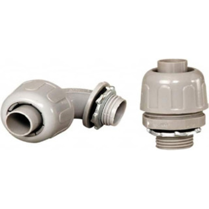 Anaconda Sealtite 1/2 Trade Liquidtight Conduit Connector Nylon, Insulated, Straight Connector, Threaded Connection 500002 - 38316048