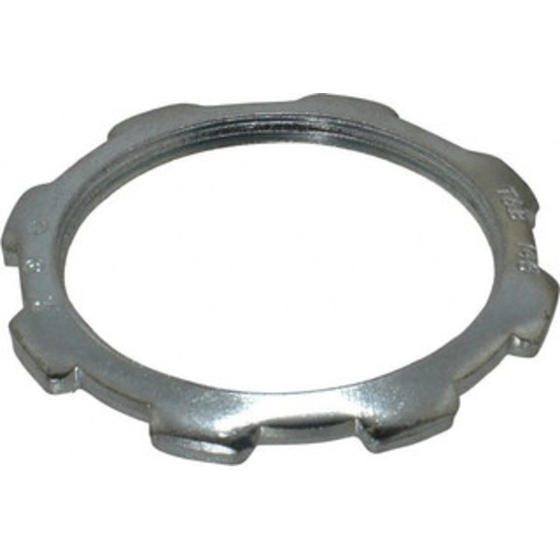 Thomas & Betts 2 Trade Rigid/Intermediate (IMC) Conduit Locknut Steel, Noninsulated, Threaded Connection 146-TB - 54061353