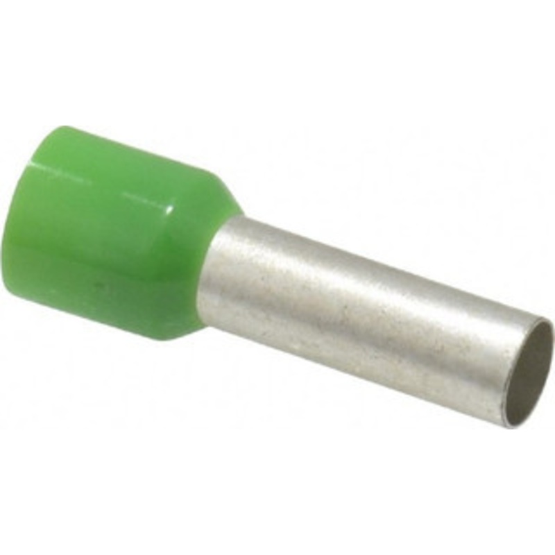 ACI Advance Controls, Inc. 6 AWG, Partially Insulated, Crimp Electrical Wire Ferrule 18mm Long x 6.2mm Diameter Pin, 28.2mm Overall Length 107674 - 03217635