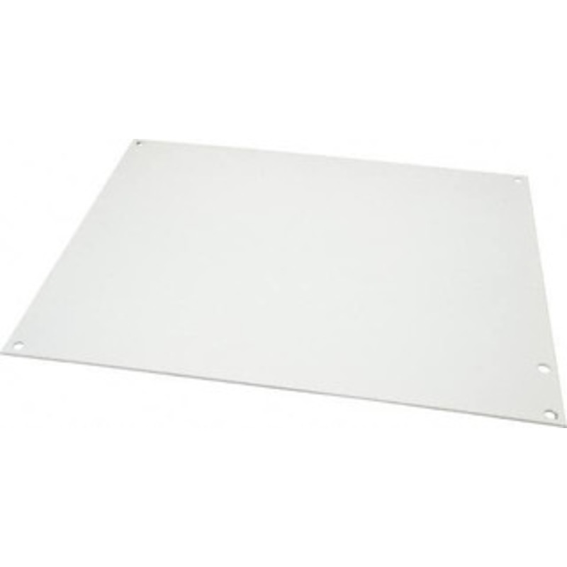 Cooper B-Line 10-7/8 OAW x 12-7/8 OAH Powder Coat Finish Electrical Enclosure Nonperforated Panel 14 x 12 Box, 14 Gauge Steel, Use with 14126-12CHC/14126-12CHCS/14126-12CHQRC/14126-12CHSC/14126-12LC/14126-12SC/14126-FTC 78205179380 - 60614690
