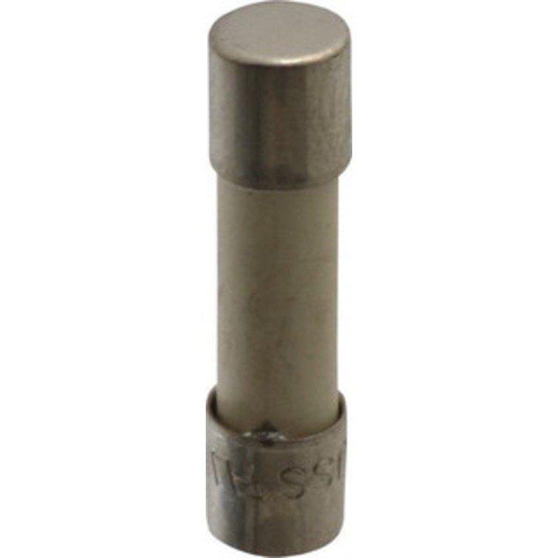Bussmann 250 VAC, 32 VDC, 10 Amp, Time Delay Miniature Ceramic Fuse 20mm OAL, 5mm Diam S505-10-R - 74682907