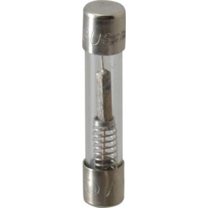 Bussmann 250 VAC, 32 VDC, 5 Amp, Time Delay Miniature Glass Fuse 1-1/4 OAL, 1/4 Diam MDQ-5 - 84682772