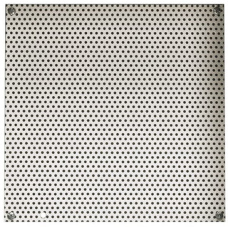 Cooper B-Line 10-1/2 OAW x 13 OAH Powder Coat Finish Electrical Enclosure Perforated Panel 16 x 12 Box, 16 Gauge Steel, Use with 16126-1/16128-1 11698992 - 87585576