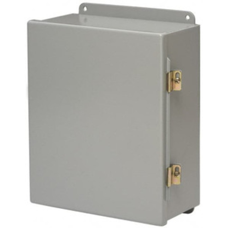Cooper B-Line NEMA 12, 13 Steel Standard Enclosure with Hinge Flat Cover 8 Wide x 8 High x 6 Deep, Dirt-tight & Dust-tight 78205100133 - 82609108