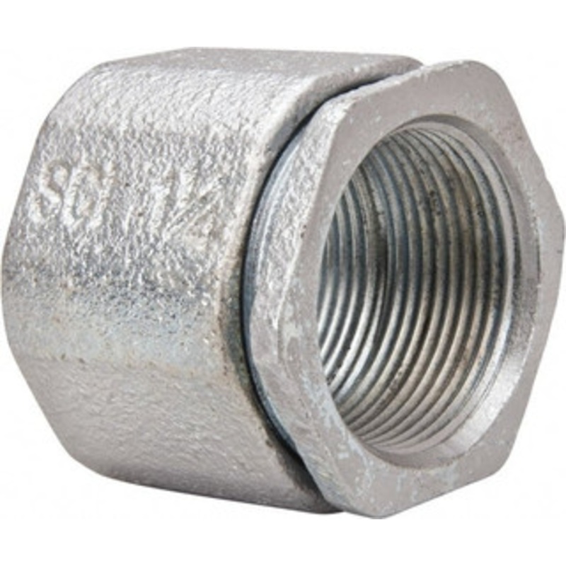 Crouse-Hinds 1-1/4 Trade Rigid/Intermediate (IMC) Conduit Coupling Malleable Iron, Noninsulated, Threaded Connection 193 - 04801304