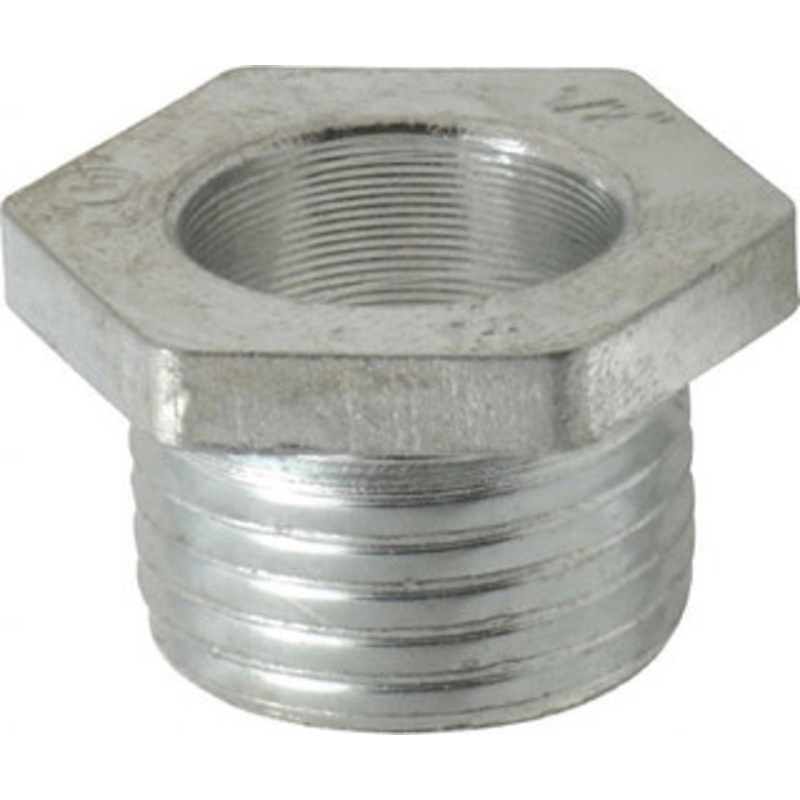 Crouse-Hinds 1/2 Trade Rigid/Intermediate (IMC) Conduit Nipple Malleable Iron, Noninsulated, Threaded Connection 50 - 04560397
