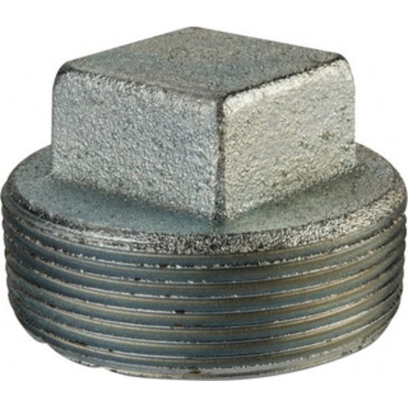 Crouse-Hinds 2 Trade Rigid/Intermediate (IMC) Conduit Plug Cast Iron, Noninsulated, Threaded Connection PLG65M - 04518064