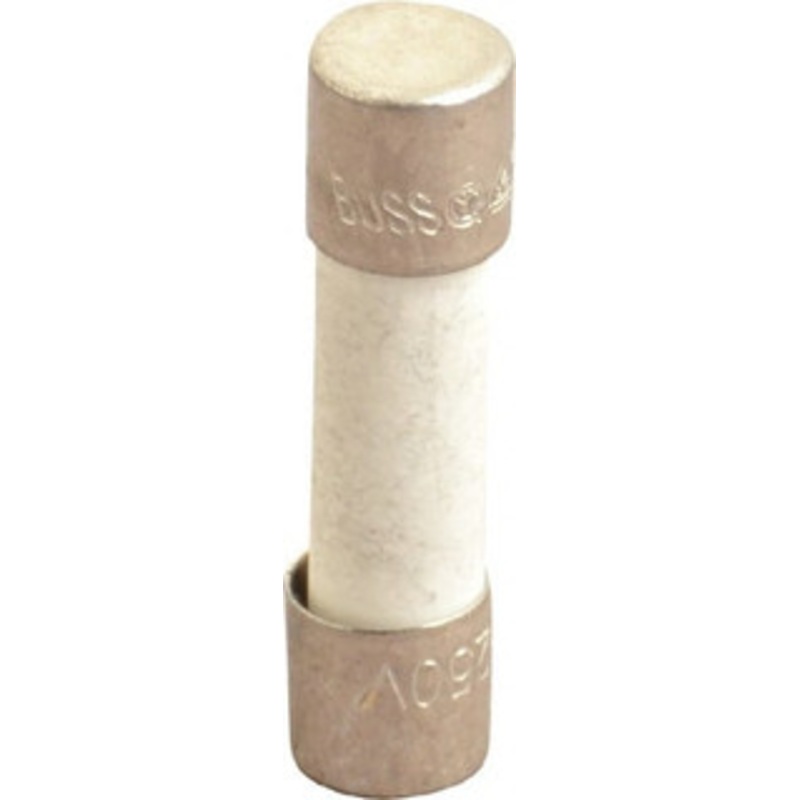 Bussmann 250 VAC, 32 VDC, 3.15 Amp, Time Delay Miniature Ceramic Fuse 20mm OAL, 5mm Diam S505-3-15-R - 74682931
