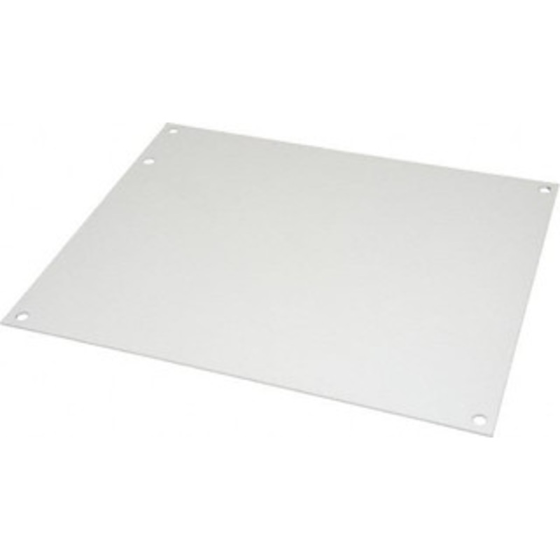 Cooper B-Line 8-1/4 OAW x 10-1/4 OAH Powder Coat Finish Electrical Enclosure Nonperforated Panel 12 x 10 Box, 14 Gauge Steel, Use with 12104-1/12106 RHC/12106-1 78205137696 - 64050321