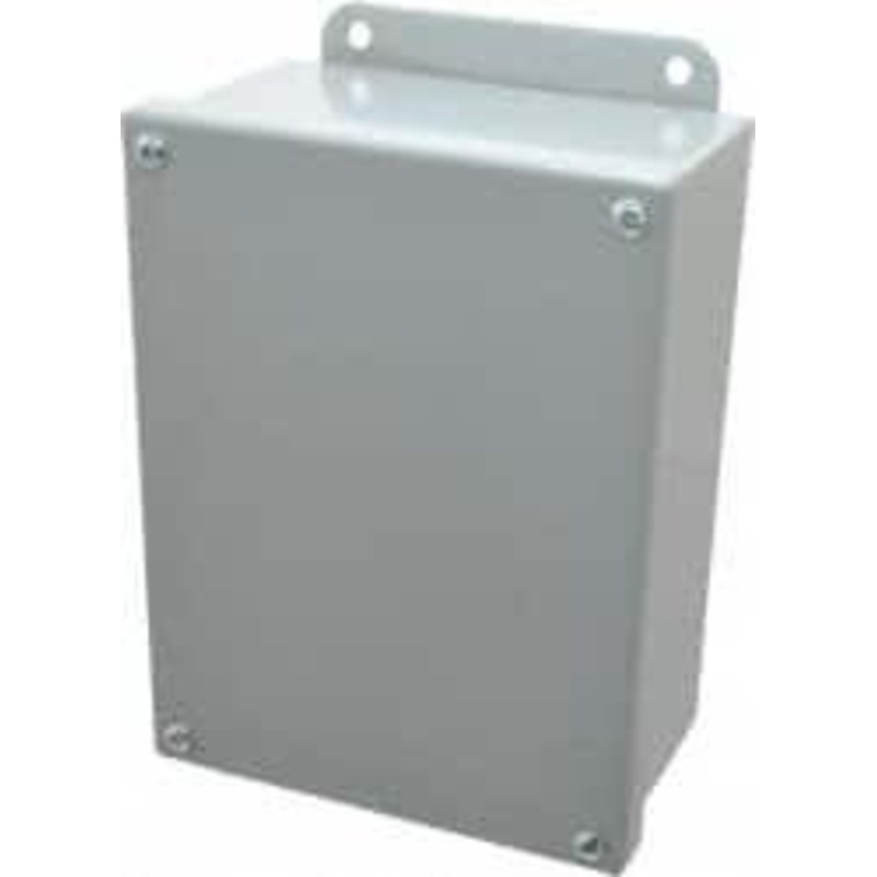 Cooper B-Line NEMA 12, 13 Steel Standard Enclosure with Screw Flat Cover 6 Wide x 8 High x 3-1/2 Deep, Dirt-tight & Dust-tight 78205132010 - 64052293