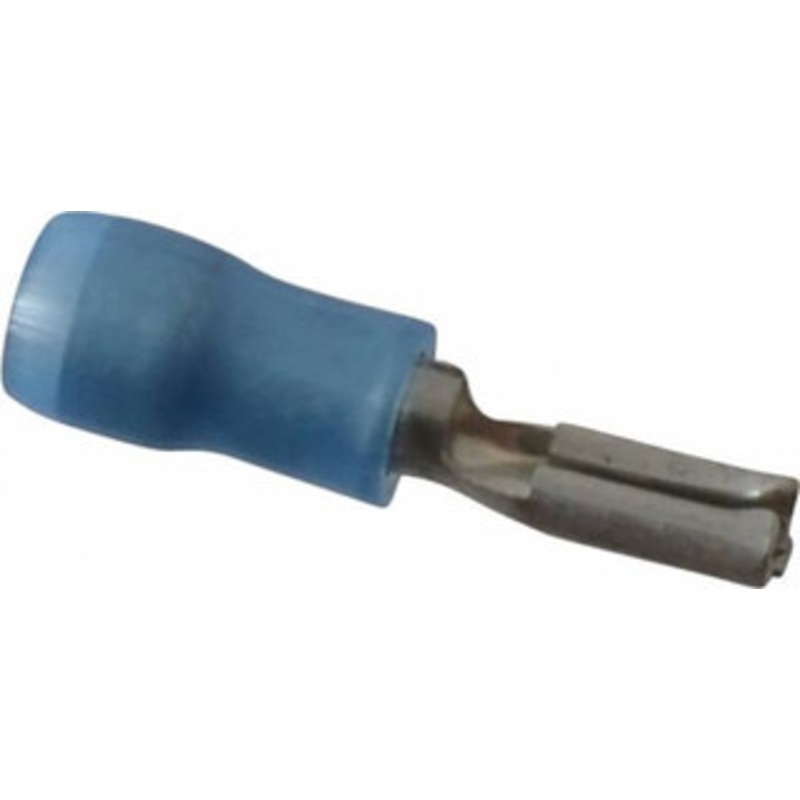 Thomas & Betts 16 to 14 AWG Fully Insulated Female Wire Disconnect 0.11 Tab, Blue, RoHS Compliant, UL 94 V-2 RB14-110F - 54062724