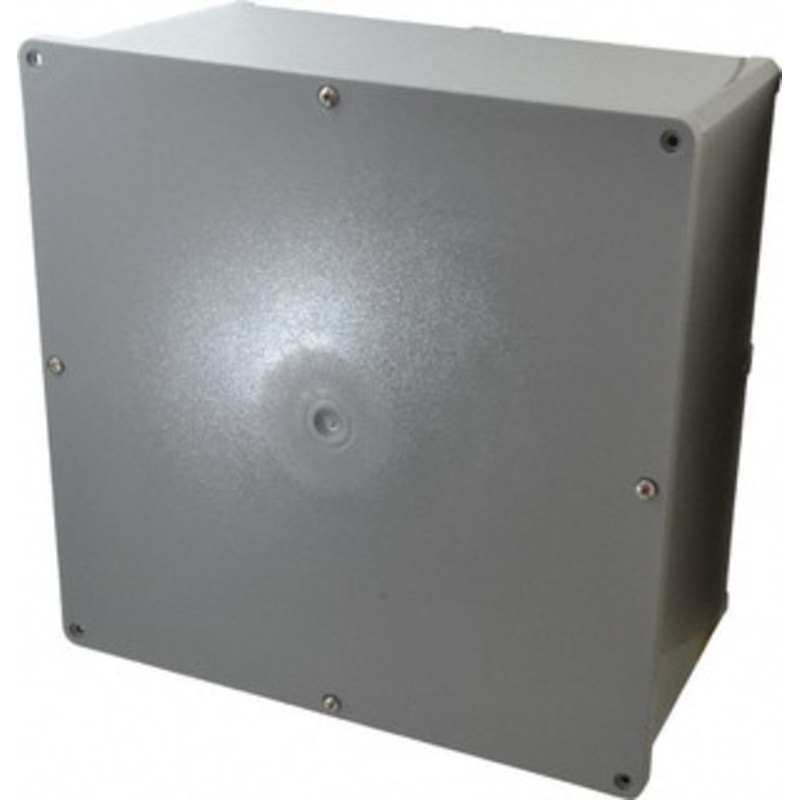 Thomas & Betts NEMA 4, 4X Thermoplastic Junction Box Enclosure with Screw Flat Cover 12 Wide x 12 High x 6 Deep, Corrosion Resistant E989R - 54088158