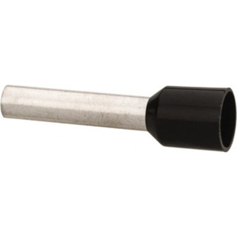 ACI Advance Controls, Inc. 10 AWG, Partially Insulated, Crimp Electrical Wire Ferrule 18mm Long x 3.9mm Diameter Pin, 26mm Overall Length 107669 - 03217593