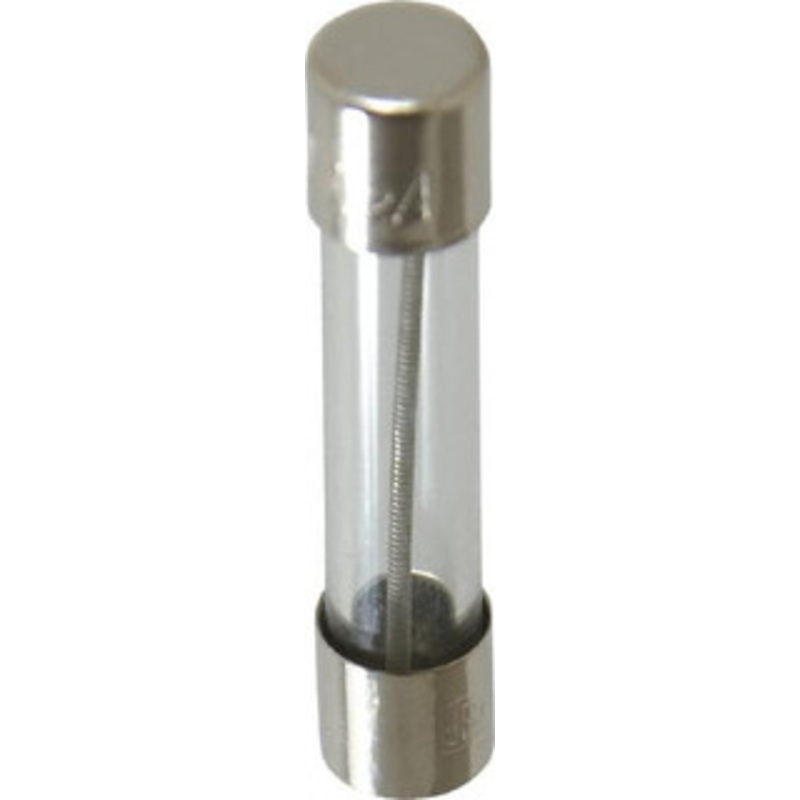 Bussmann 250 VAC, 32 VDC, 0.5 Amp, Time Delay Miniature Glass Fuse 1-1/4 OAL, 1/4 Diam MDL-1-2-R - 74680737