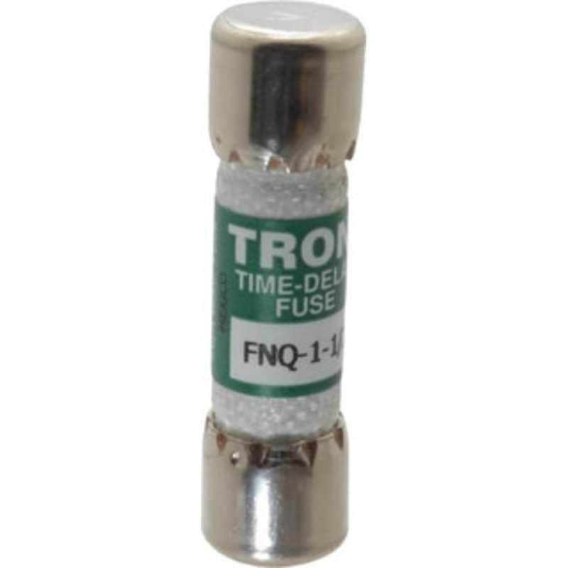 Bussmann 500 VAC, 1.5 Amp, Time Delay General Purpose Fuse Fuse Holder Mount, 1-1/2 OAL, 10 at AC kA Rating, 13/32 Diam FNQ-1-1/2 - 75909051