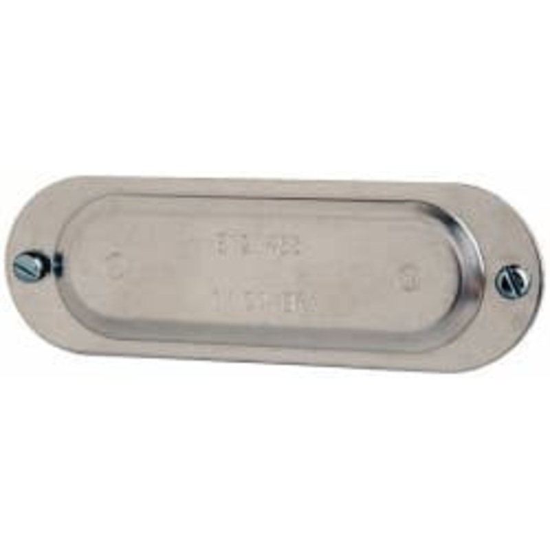 Crouse-Hinds 1 Trade, Aluminum Conduit Body Cover Plate Use with Series 5 Conduit Outlet Bodies 350 - 04738969