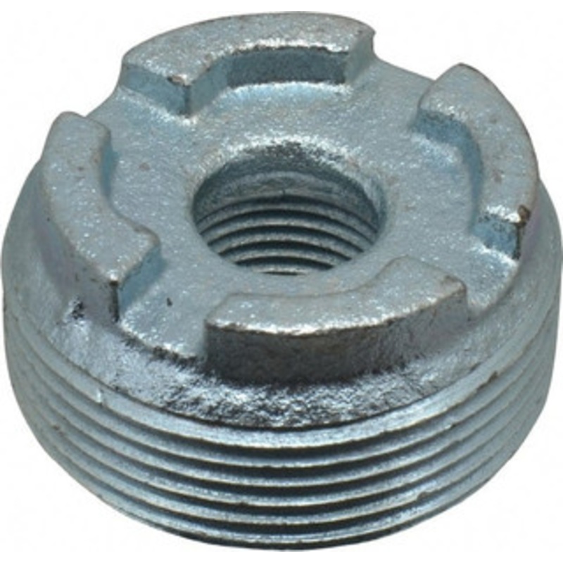 Thomas & Betts 1-1/2 to 1/2 Trade Rigid/Intermediate (IMC) Conduit Reducer Malleable Iron, Noninsulated, Threaded Connection 607 - 54062419
