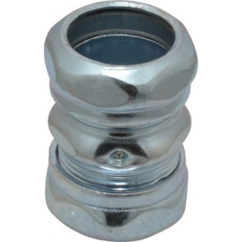 Thomas & Betts 3/4 Trade EMT Conduit Coupling Steel, Noninsulated, Compression Connection 5220 - 54057773