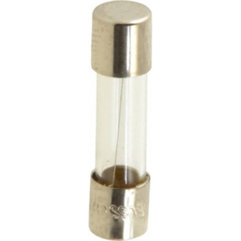 Bussmann 250 VAC, 32 VDC, 1.5 Amp, Fast-Acting Miniature Glass Fuse 20mm OAL, 10 at 125 V kA Rating, 5mm Diam GMA-1-5-R - 71917710