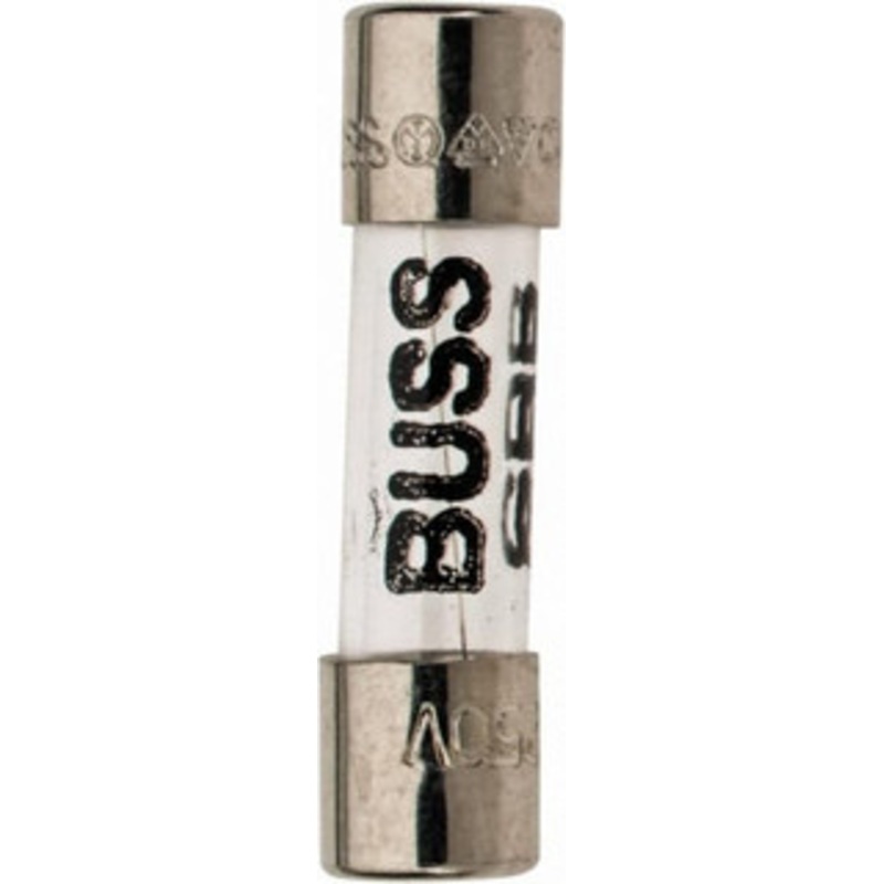 Bussmann 250 VAC, 32 VDC, 2.5 Amp, Fast-Acting Miniature Glass Fuse 20mm OAL, 5mm Diam GDB-2.5A - 74973827