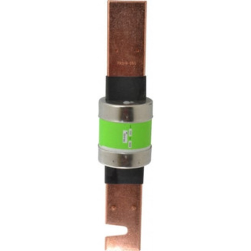 Bussmann 300 VDC, 600 VAC, 600 Amp, Time Delay General Purpose Fuse Bolt-on Mount, 13-3/8 OAL, 20 at DC, 200 (RMS) kA Rating, 3-1/8 Diam FRS-R-600 - 75908962