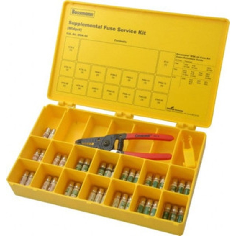 Bussmann Midget Class, 600 VAC/VDC, Fuse Service Kit 30 Amps MSK-45 - 92129162