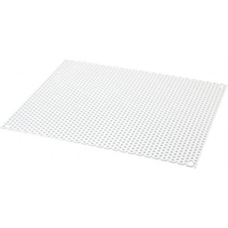 Cooper B-Line 8-7/8 OAW x 10-7/8 OAH Powder Coat Finish Electrical Enclosure Perforated Panel 12 x 10 Box, 16 Gauge Steel, Use with 12105-12CHC/12105-12CHCS/12106-12CHC/12108-12CHC 11698969 - 87585543