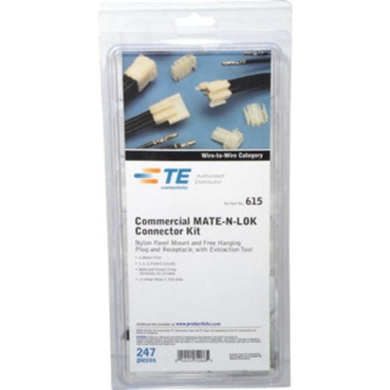 TE Connectivity 247 Piece, Wire Connector Kit 20 to 14 AWG Compatible Wire Size 5-2110852-0 - 07521958
