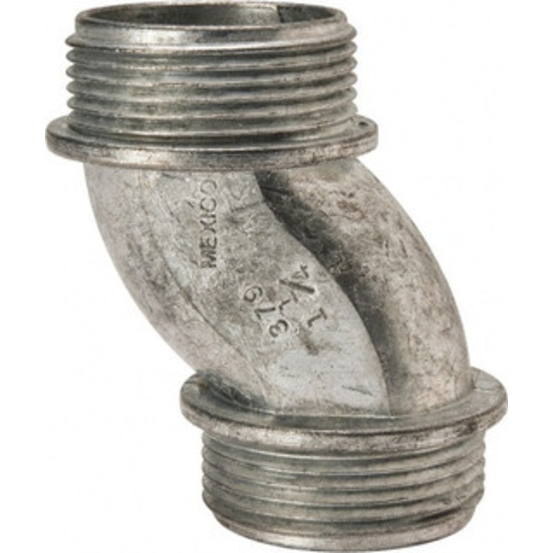 Thomas & Betts 1-1/4 Trade Rigid/Intermediate (IMC) Conduit Nipple Die Cast Zinc, Noninsulated, Threaded Connection HO224 - 54061130