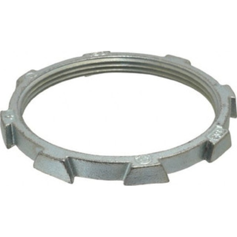 Thomas & Betts 4 Trade Rigid/Intermediate (IMC) Conduit Locknut Malleable Iron, Noninsulated, Threaded Connection 150 - 54061395