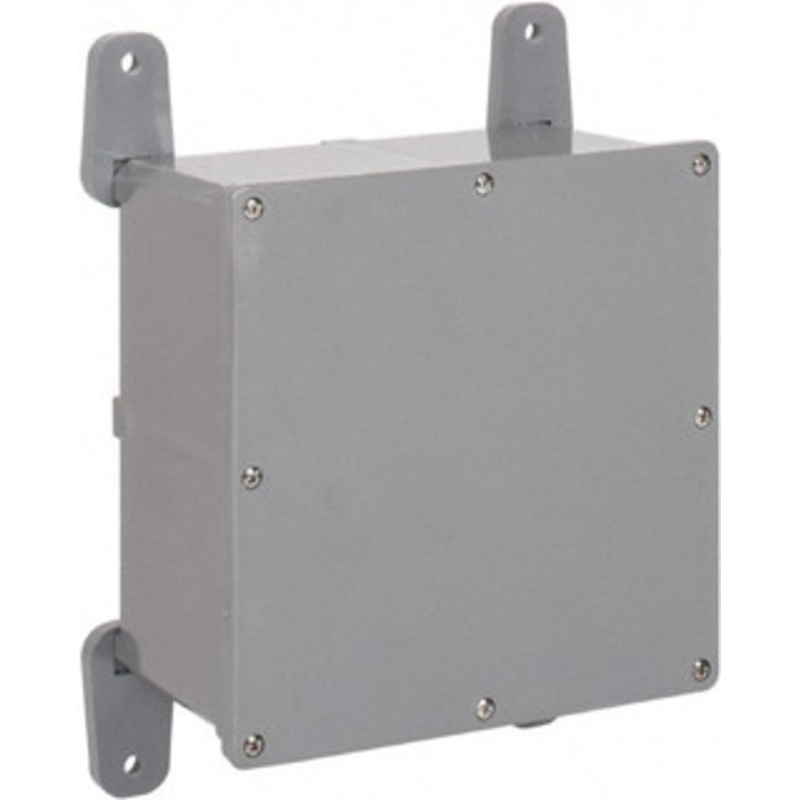 Thomas & Betts NEMA 4, 4X PVC Junction Box Enclosure with Screw Flat Cover 8 Wide x 8 High x 4 Deep, Corrosion Resistant E989N - 54088125