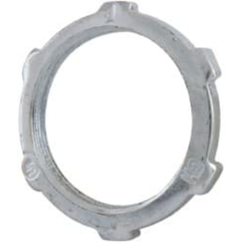Crouse-Hinds 1 Trade Rigid/Intermediate (IMC) Conduit Locknut Steel, Noninsulated, Threaded Connection 13 - 04784864