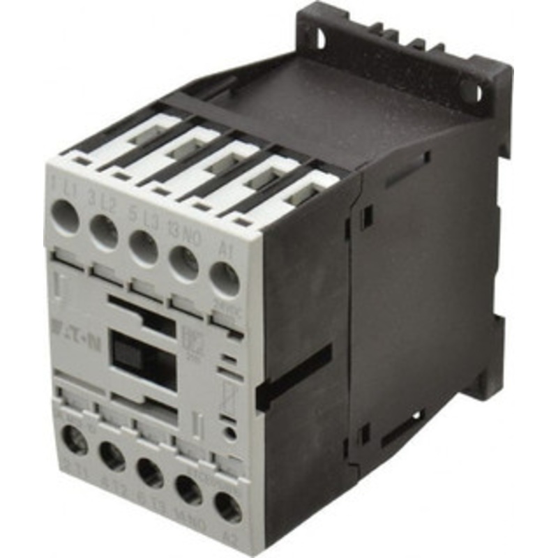 Eaton Cutler-Hammer 3 Pole, 24 to 27 Coil VDC, 20 Amp, Nonreversible Open Enclosure IEC Contactor 1 Phase hp: 1 at 115 V, 2 at 200 V, 2 at 230 V, 3 Phase hp: 10 at 460 V, 10 at 575 V, 3 at 200 V, 3 at 230 V XTCE012B10TD - 08804718