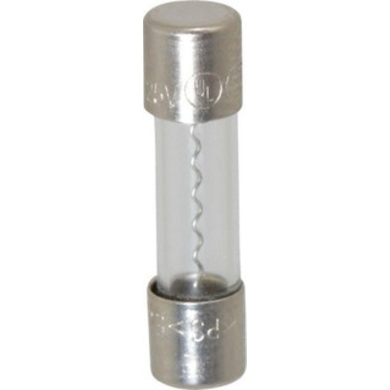 Ferraz Shawmut 125 VAC, 8 Amp, Fast-Acting Miniature Glass Fuse Clip Mount, 20mm OAL, 10 at AC kA Rating, 5mm Diam GGM8-MSC - 54010004